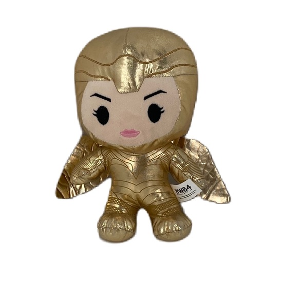 DC Universe WW84 Golden Armor Wonder Woman 8" Plush Cinemark Exclusive - Picture 1 of 13